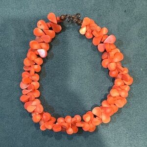 Coral Beaded Necklace